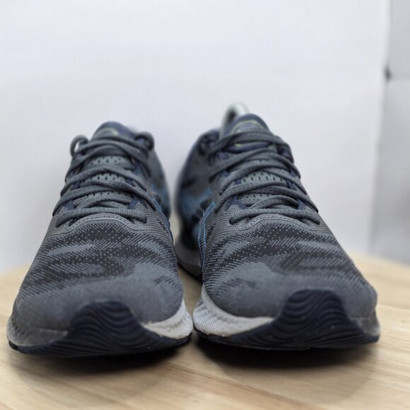 Asics Mens Gel Nimbus 23 1011B004 Mens Sz 10 Gray Blue Running Shoes Sneakers - Picture 2 of 10